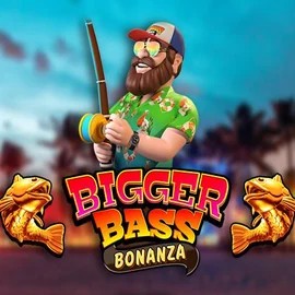 Bigger Bass Bonanza logo by Pragmatic Play at Spinstein Casino