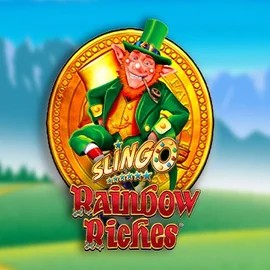 Slingo Rainbow Riches game by Gaming Realms – logo hosted on Spinstein Casino
