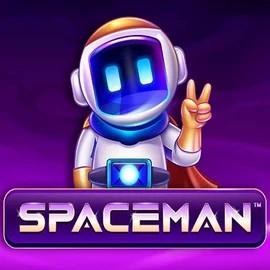 Spaceman slot logo by Pragmatic Play at Spinstein Casino